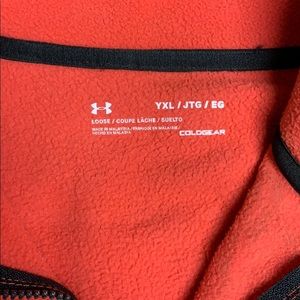 Under Armor YXL jacket half zip
